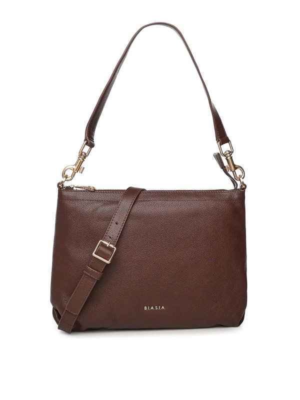 BIASIA: ショルダーバッグ - ショルダーバッグ - ダークブラウン