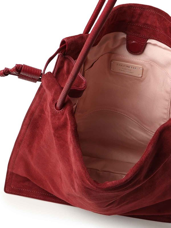 ショルダーバッグ - 赤 shop online: COCCINELLE