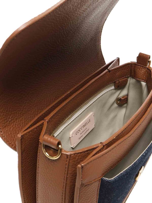 ショルダーバッグ - デニム shop online: COCCINELLE