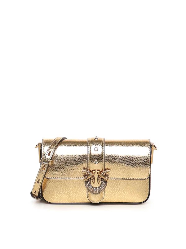 Pinko: Schultertaschen - Schultertasche - Beige