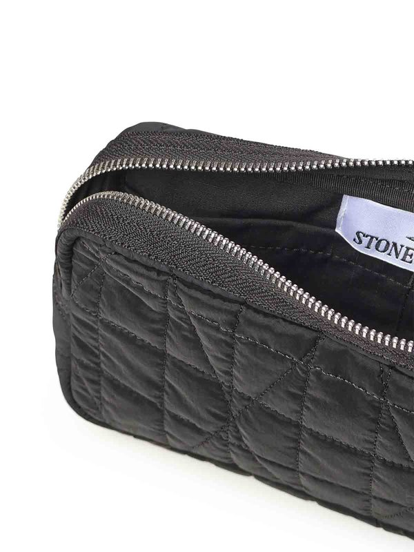 クラッチバッグ - 黒 shop online: STONE ISLAND
