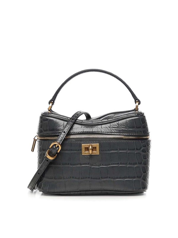 BALENCIAGA: ショルダーバッグ - ショルダーバッグ - グレー