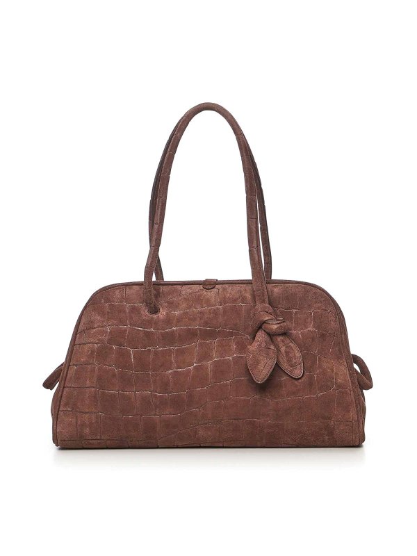 JACQUEMUS: ボーリングバッグ - ボーリングバッグ - ダークブラウン