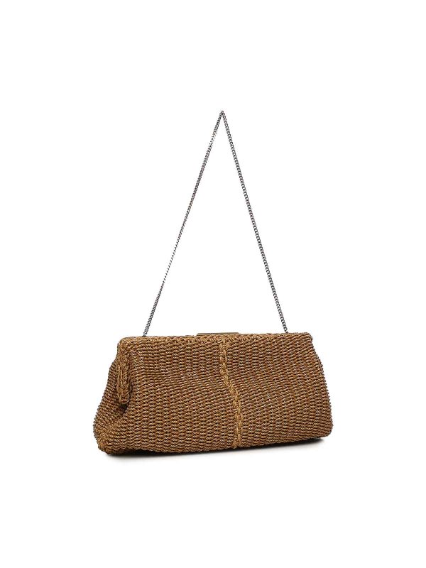 SAINT LAURENT: clutches online - Clutch In Corda Large