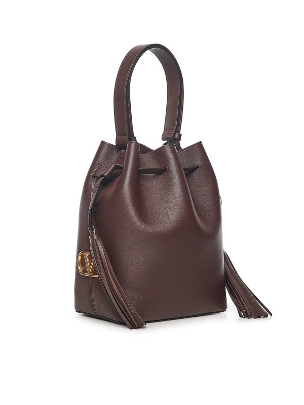 VALENTINO GARAVANI: Bucket-bags online - Bucket-Bag - Camel