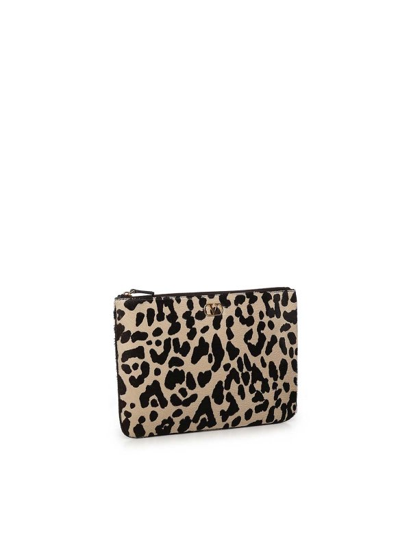 VALENTINO GARAVANI: クラッチバッグ online - クラッチバッグ - ブラウン