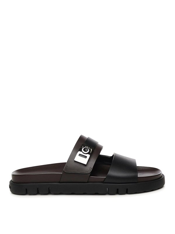 SALVATORE FERRAGAMO: サンダル - サンダル - 黒