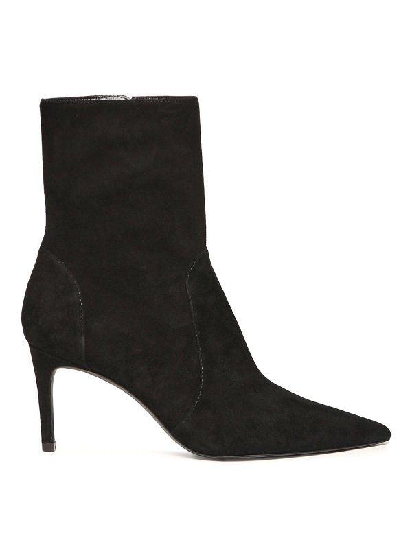 Stuart Weitzman: boots - Stuart Power Suede Ankle Boot