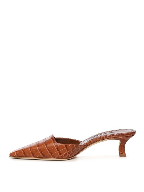 ミュール - ブラウン shop online: MANOLO BLAHNIK