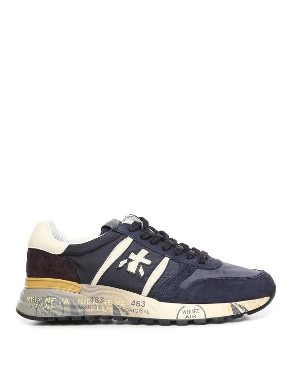 PREMIATA: Chaussures de sport - Baskets - Bleu