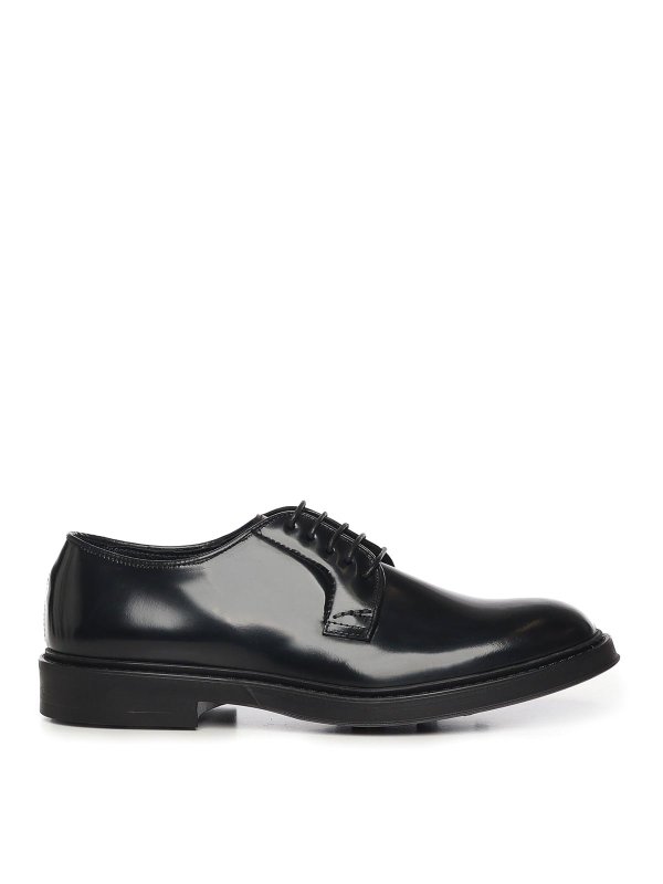GIULIANO GALIANO: lace-ups shoes - Alan Lace-Ups In Brushed Leather