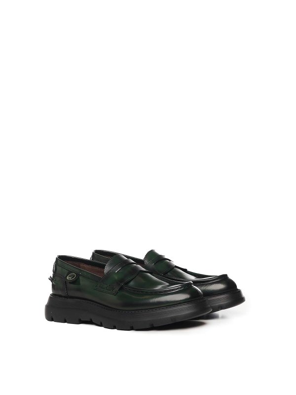 GIULIANO GALIANO: ロファー＆スリッパ online - ローファー - 緑