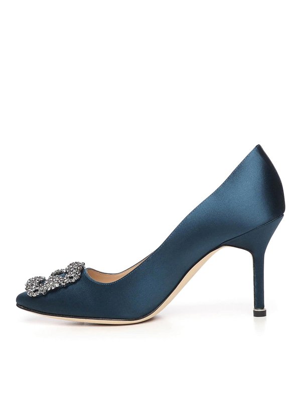 Pumps - Blau shop online: MANOLO BLAHNIK