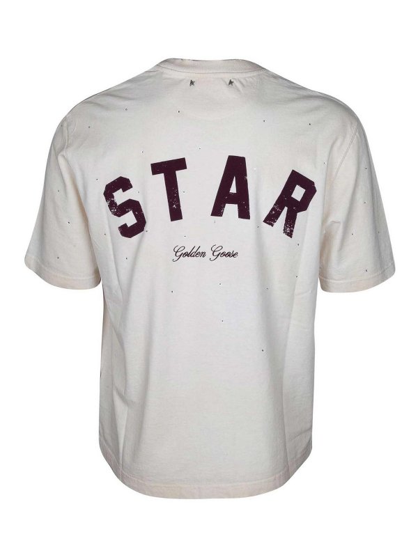 GOLDEN GOOSE: Camisetas online - Camiseta - Negro