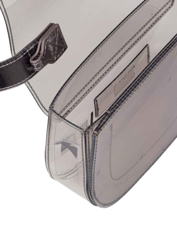 The Best Shops DIESEL: 1Dr Hand Bag In Gray Tpu