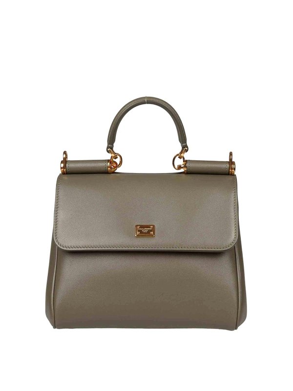 DOLCE & GABBANA: トートバッグ - トートバッグ - ダークグリーン