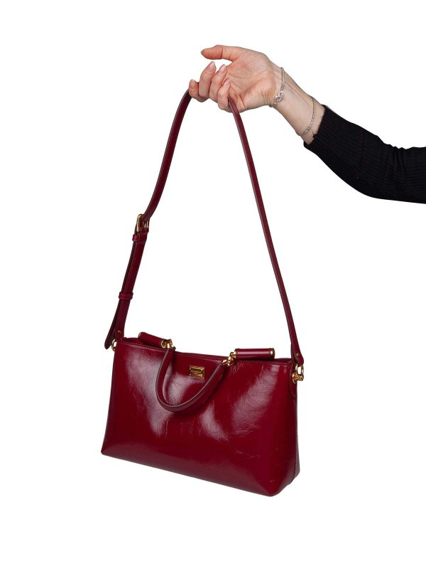 DOLCE & GABBANA: トートバッグ online - トートバッグ - ダークレッド