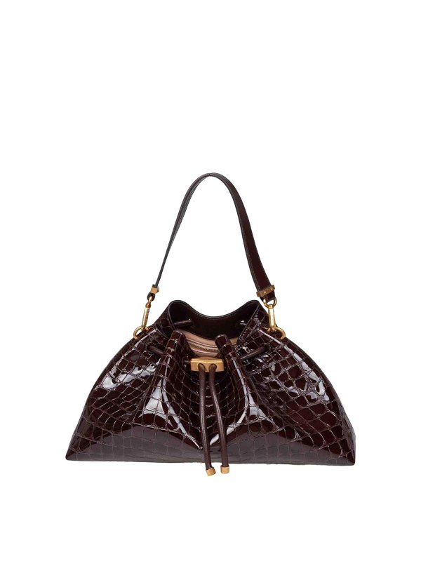 JIMMY CHOO: ショルダーバッグ - ショルダーバッグ - ブラウン