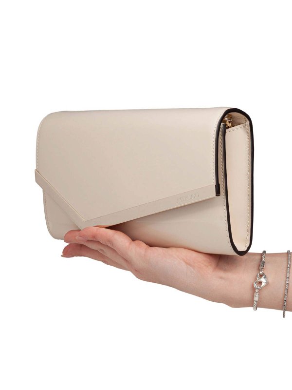 JIMMY CHOO: クラッチバッグ online - クラッチバッグ - 白