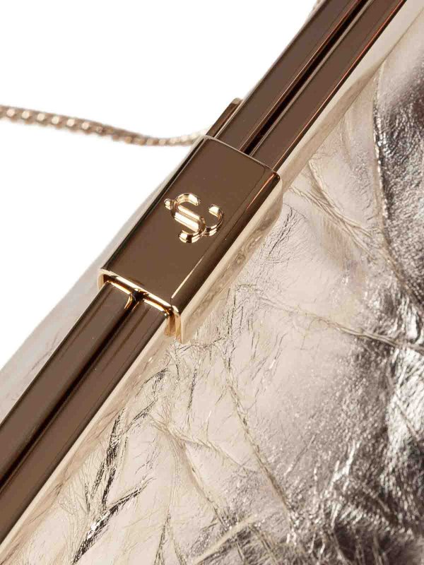 クラッチバッグ - メタル shop online: JIMMY CHOO