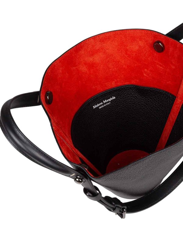 バケットバッグ - 黒 shop online: Maison Margiela