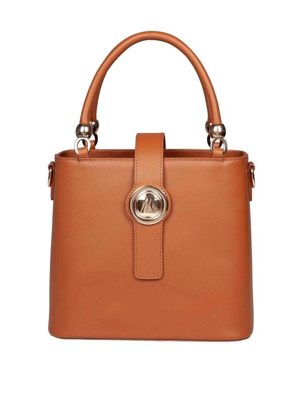 MARCO CASTELLI: Handtaschen - Shopper - Camel