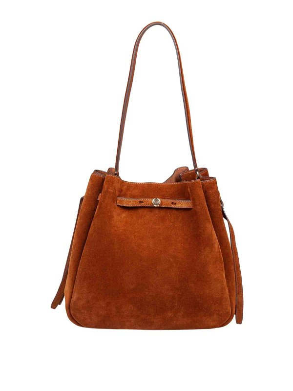 TORY BURCH: バケットバッグ - バケットバッグ - キャメル