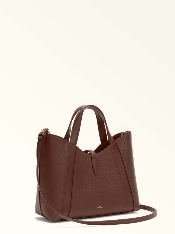 トートバッグ - ダークブラウン shop online: FURLA