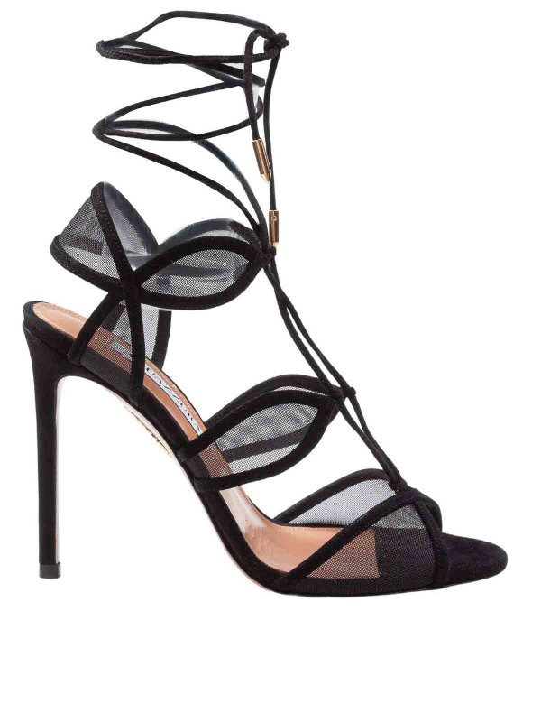 Aquazzura buy online サンダル - 黒