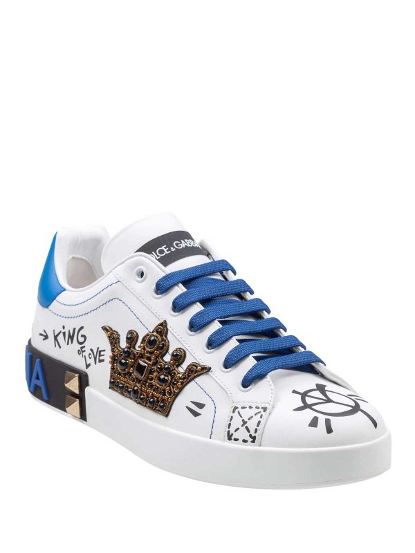 DOLCE & GABBANA: スニーカー online - スニーカー - ライトブルー