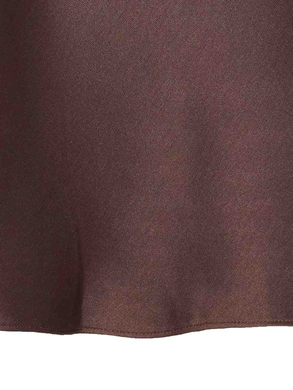 The Best Shops ANINE BING: Tops & Tank tops - Deep Brown Lea Top