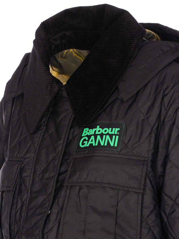 The Best Shops BARBOUR: padded jackets - Black Quilted Down Jacket