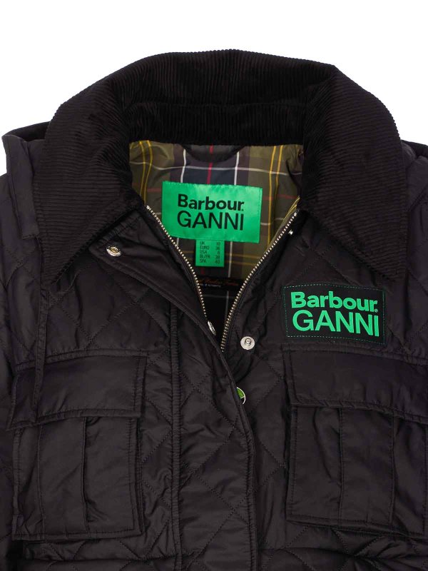 Black Quilted Down Jacket shop online: BARBOUR