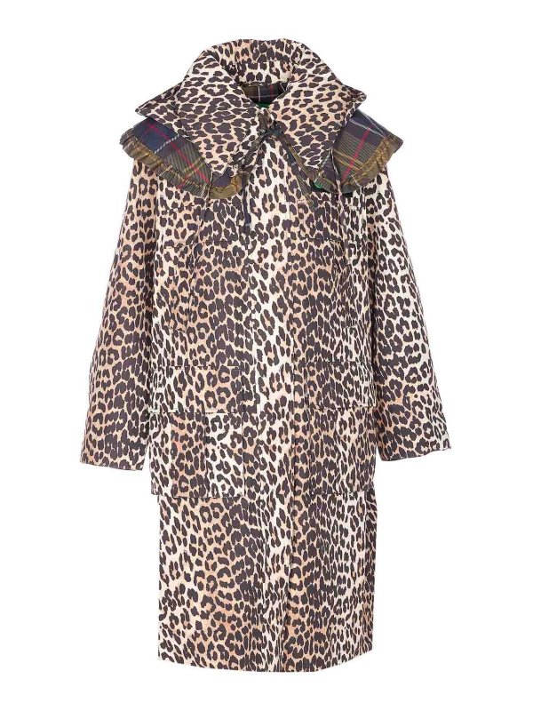 BARBOUR: parkas - Leopard Print Parka