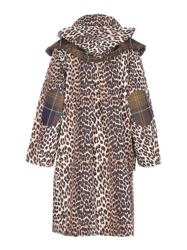 BARBOUR: parkas online - Leopard Print Parka