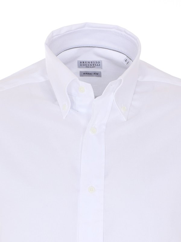 Hemd - Weiß shop online: BRUNELLO CUCINELLI