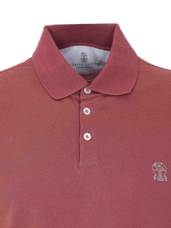ポロシャツ - 赤 Replica 
online: BRUNELLO CUCINELLI