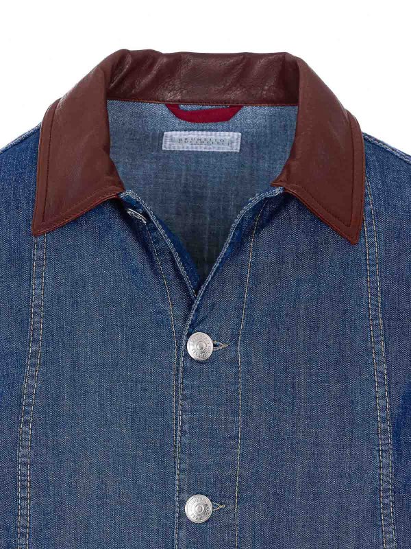 カジュアルジャケット - ブルー Replica 
online: BRUNELLO CUCINELLI