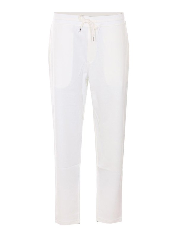 BRUNELLO CUCINELLI: カジュアルトラウザー - カジュアルパンツ - 白