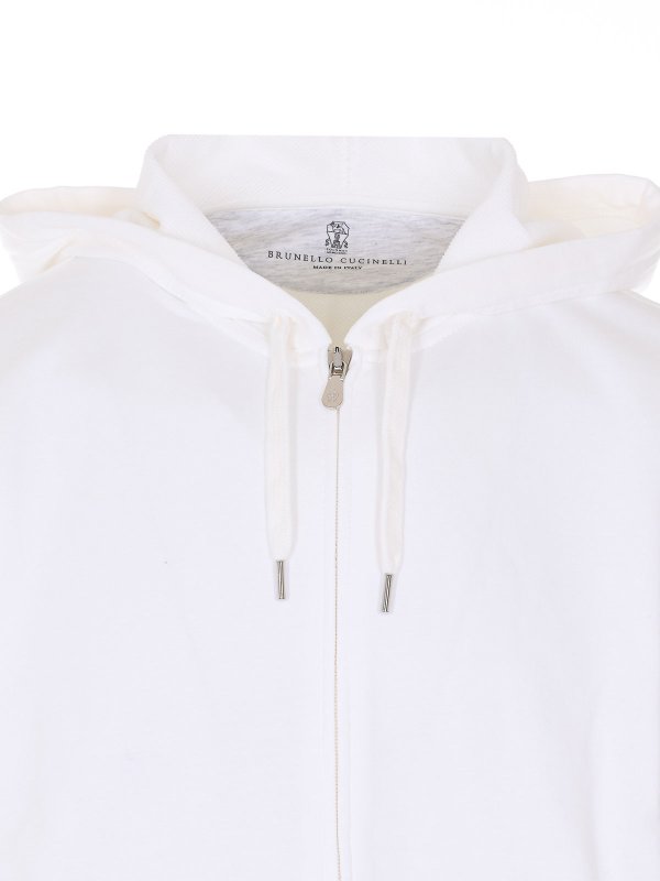 Sudadera - Blanco shop online: BRUNELLO CUCINELLI