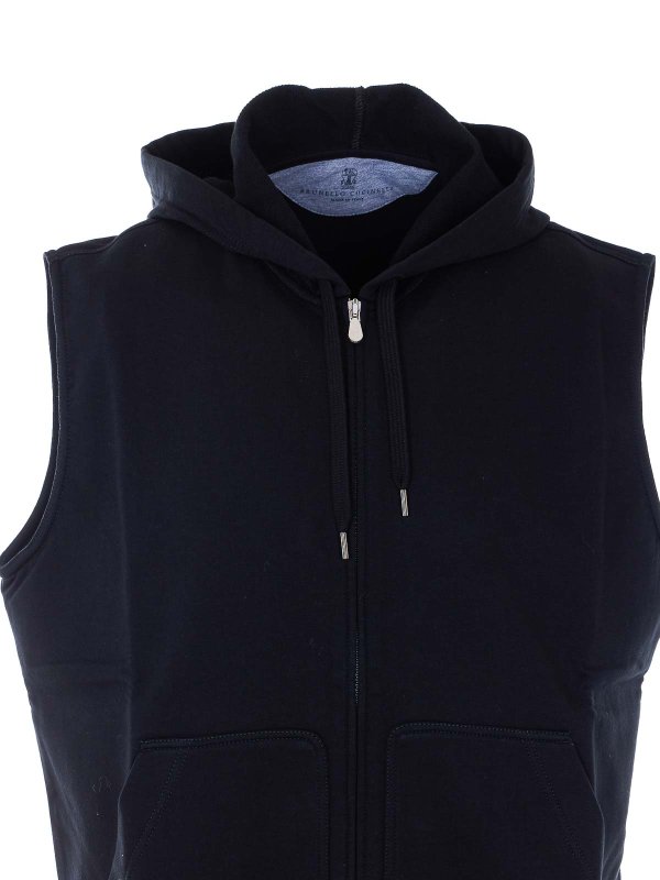 Chaleco - Negro shop online: BRUNELLO CUCINELLI
