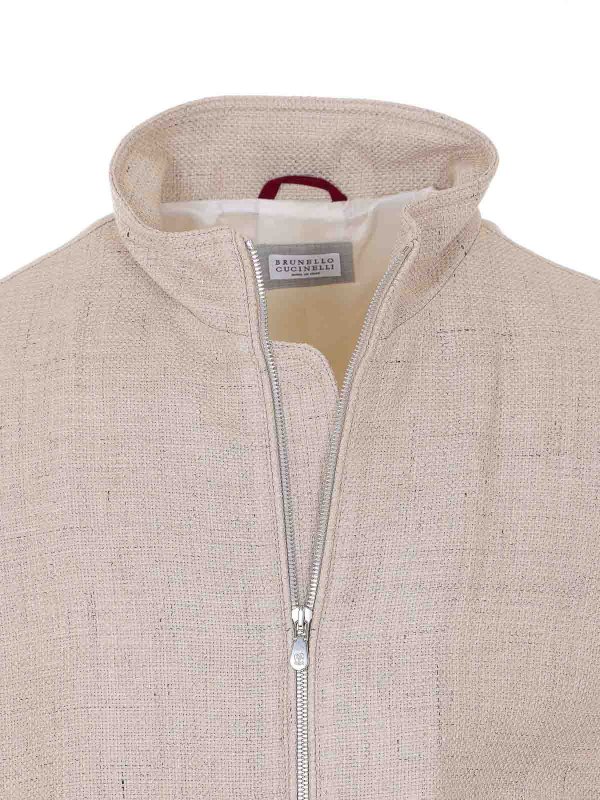 タートルネック/ポロネック - ベージュ shop online: BRUNELLO CUCINELLI