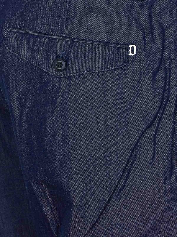 The Best Shops DONDUP: カジュアルトラウザー - カジュアルパンツ - ブルー