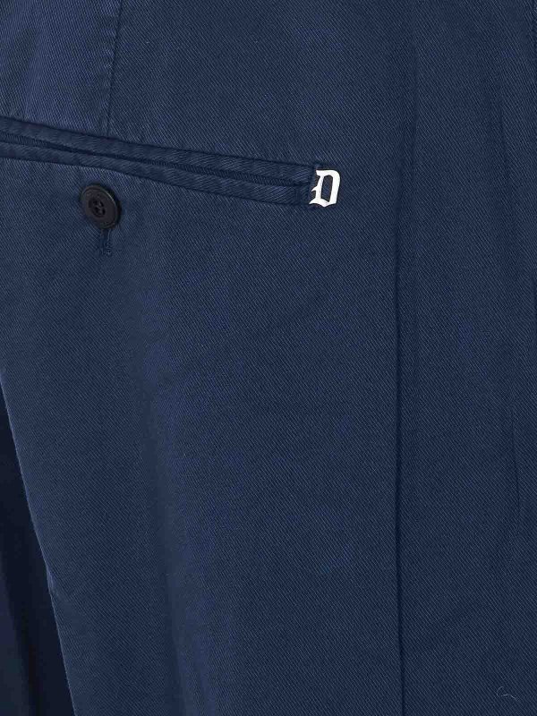 The Best Shops DONDUP: カジュアルトラウザー - カジュアルパンツ - ブルー