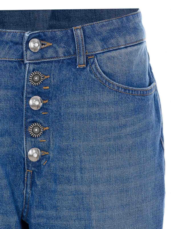 ストレートジーンズ - ブルー Replica 
online: DONDUP