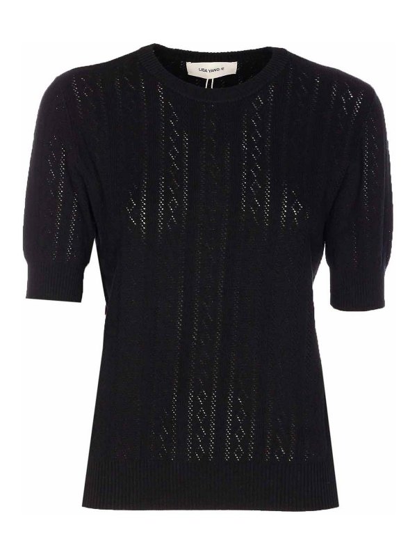 LISA YANG: Camisetas - Camiseta - Negro