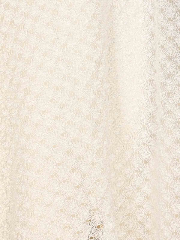 The Best Shops MISSONI: short dresses - White Short Lame Raschel Workmanship Caftan