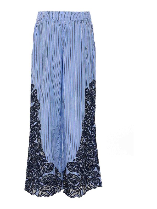 SEA NEW YORK: ベルボトムジーンズ online - フレアジーンズ - ブルー