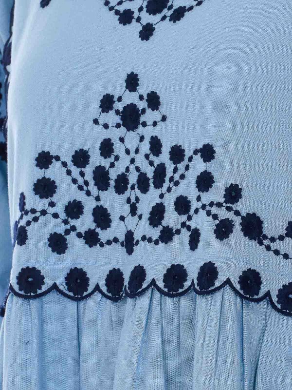 The Best Shops SEA NEW YORK: ニーレングスドレス - 膝丈ドレス - ブルー