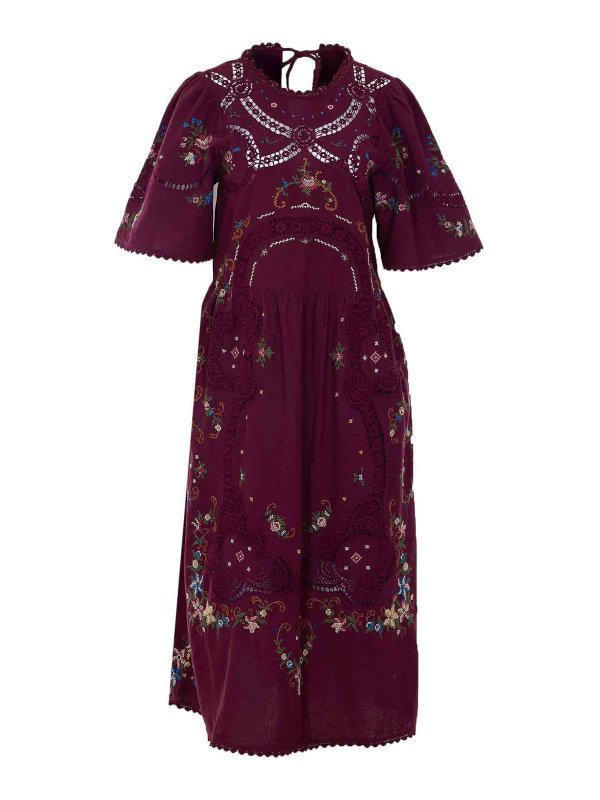 SEA NEW YORK: ニーレングスドレス - 膝丈ドレス - 赤